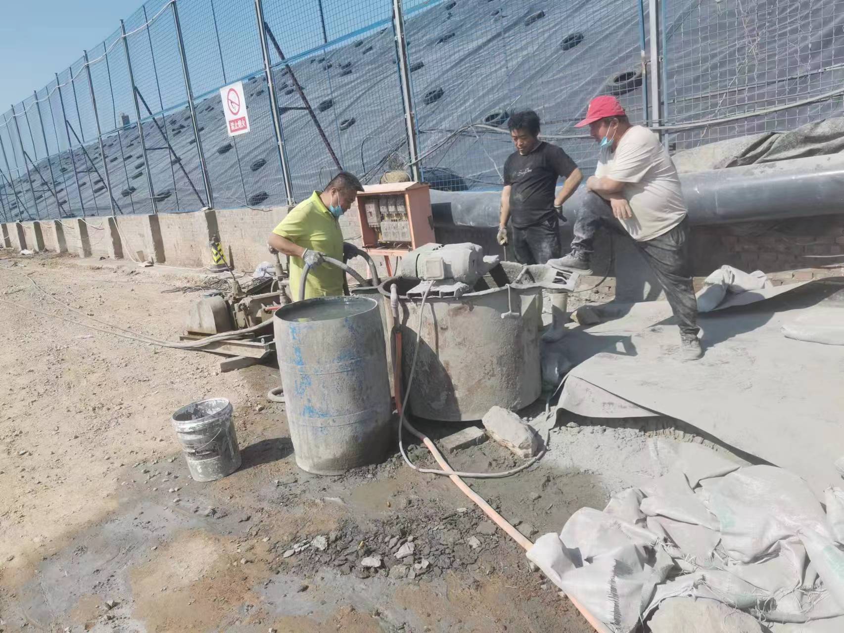 叶集袖阀管注浆